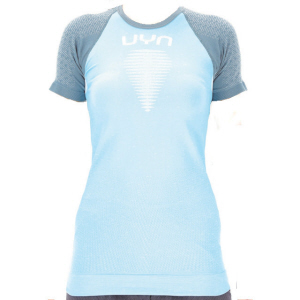 UYN Lady Marathon Shirt SH_SL river blue/stormy weather/white
