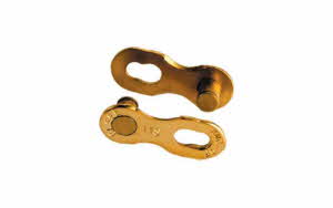 KMC Kettenschloss 9R Ti-N Gold 6.60mm - 2 Stk. 