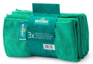 Motorex Microfasertuch Set à 3 Stück grün
