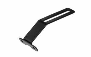 Pletscher Gepäckträgerbefestigung auf Stegplatte 78 mm inox / Silber