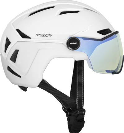 Mavic Helm Urban Speedcity weiss mit Visier 