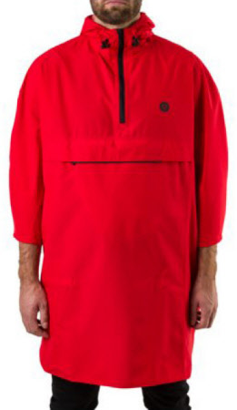 AGU Unisex Rain Poncho Grant red