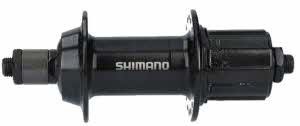 Shimano Hinterradnabe TY FH-TY500 7-Gang 135 mm 36-Loch Mutterverschluss schwarz