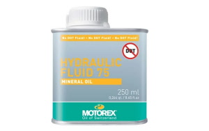 Motorex Hydraulic Fluid 75 Mineralöl Bremsflüssigkeit Flasche 250 ml