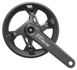 Shimano Kettenradgarnitur CUES FC-U6000 175 mm 42 Zähne Hosenschutz